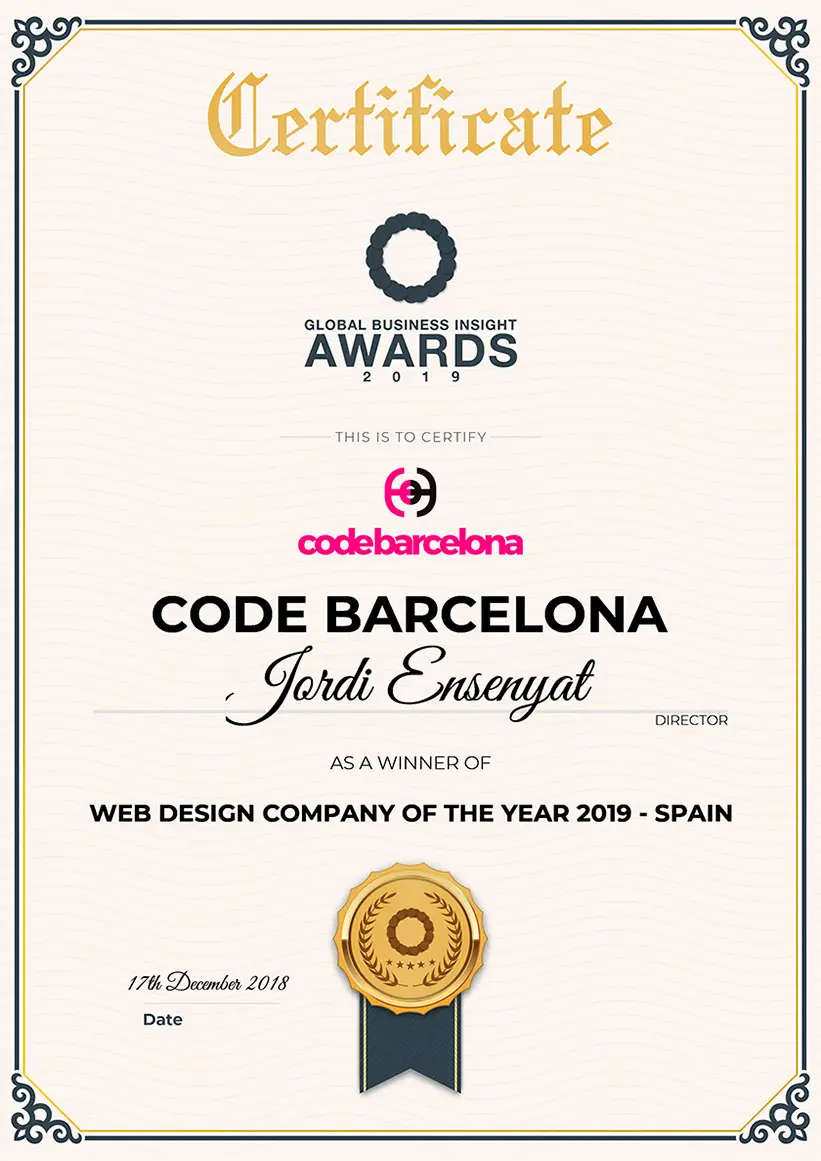 Portada de premio o mención de Jordi Ensenyat Disseny