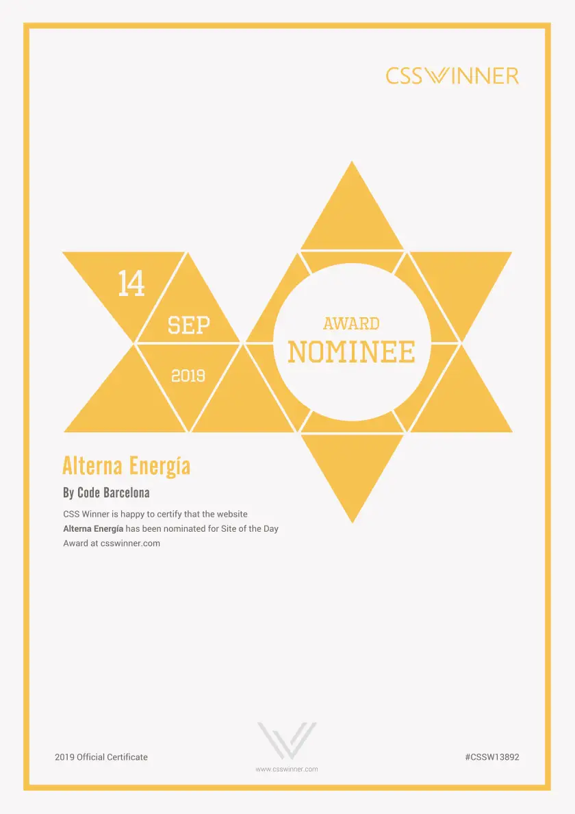 Portada de premio o mención de Jordi Ensenyat Disseny