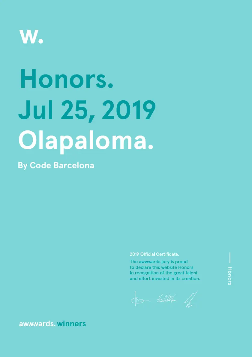 Portada de premio o mención de Jordi Ensenyat Disseny